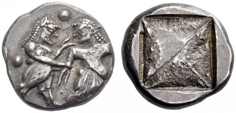 THRACO-MACEDONIAN REGION, Berge (previously Lete or Siris). Circa 525-480 BC. St...