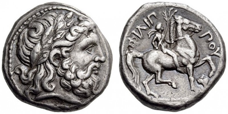 KINGS of MACEDON, Philip II, 359-336 BC. Tetradrachm (Silver, 23mm, 14.50 g 2), ...