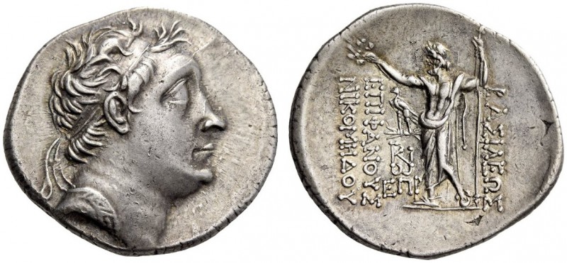 KINGS of BITHYNIA, Nikomedes III Euergetes, 127-94 BC. Tetradrachm (Silver, 34mm...