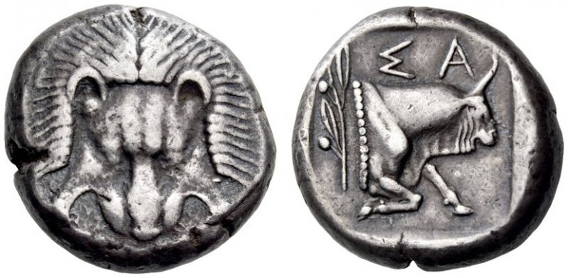 ISLANDS off IONIA, Samos. Circa 459/8-454/3 BC. Tetradrachm (Silver, 21mm, 13.11...