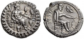 CILICIA, Tarsos. Tarkumuwa (Datames), Satrap of Cilicia and Cappadocia, 384-361/0 BC. Stater (Silver, 22mm, 10.50 g 12), c. 370 BC. B’LTRZ Baaltars se...