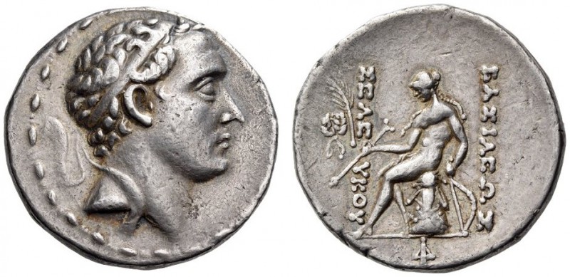 SELEUKID KINGS, Seleukos IV Philopator, 187-175 BC. Tetradrachm (Silver, 26mm, 1...