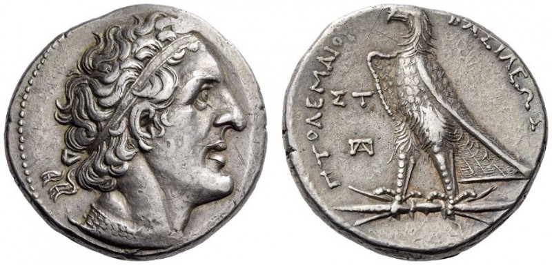 PTOLEMAIC KINGS of EGYPT, Ptolemy II Philadelphos, 285-246 BC. Tetradrachm (Silv...