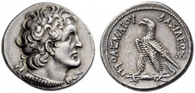PTOLEMAIC KINGS of EGYPT, Ptolemy VI Philometor, first reign, 180-164 BC. Tetradrachm (Silver, 26mm, 14.27 g 12), Alexandria, c. 180-170. Diademed hea...