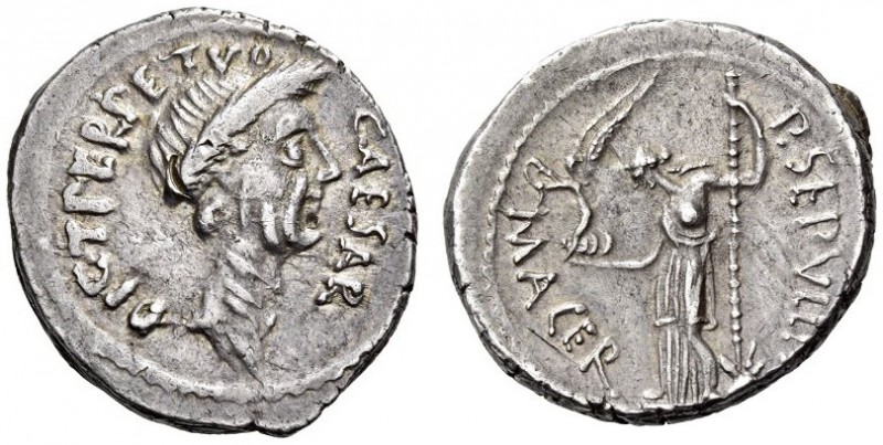 Julius Caesar, first half of March, 44 BC. Denarius (Silver, 17mm, 4.28 g 5), wi...