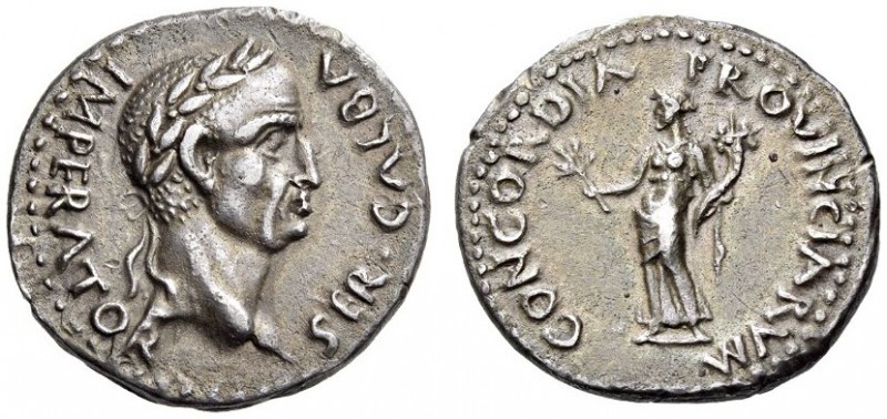 Galba, 68-69. Denarius (Silver, 17mm, 3.64 g 6), Spanish mint (Tarraco?), 68. SE...