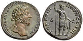 Marcus Aurelius, 161-180. Sestertius (Orichalcum, 31mm, 24.05 g 11), Rome, December 163 - December 164. M AVREL ANTONI NVS AVG ARMENIACVS P M Laureate...