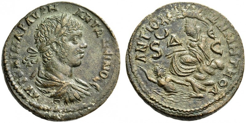 Elagabalus, 218-222. Antioch. 8 Assaria (Bronze, 33mm, 20.13 g 6). ΑΥΤ ΚΑΙ ΜΑΡ Α...