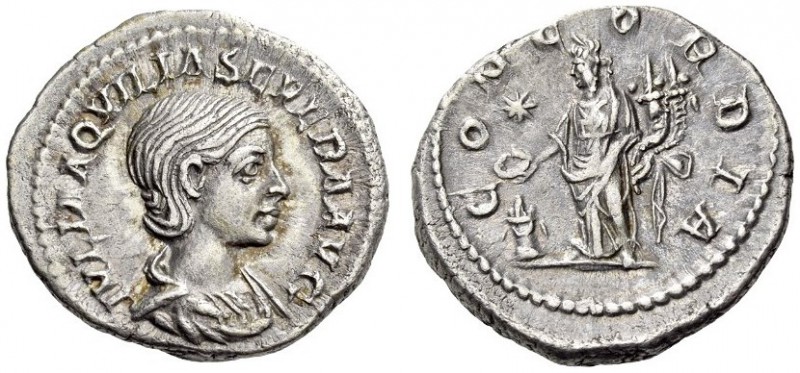 Aquilia Severa, Augusta, 220-221 & 221-222, second and fourth wife of Elagabalus...