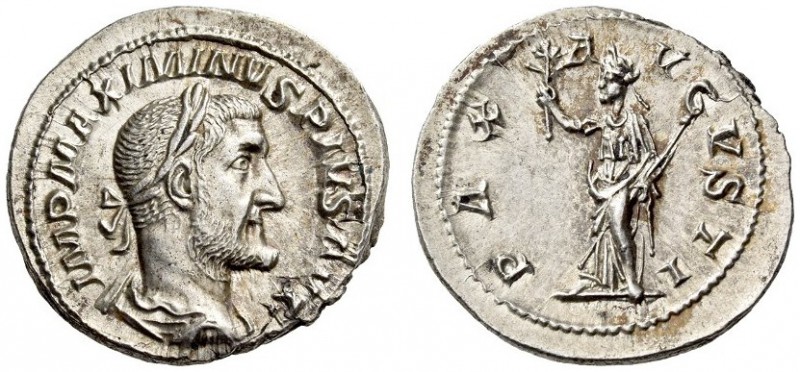 Maximinus I, 235-238. Denarius (Silver, 20mm, 3.21 g 6), Rome , March 235 - Janu...