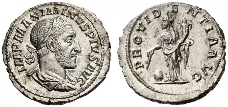 Maximinus I, 235-238. Denarius (Silver, 19mm, 2.99 g 12), Rome, March 235 - Janu...
