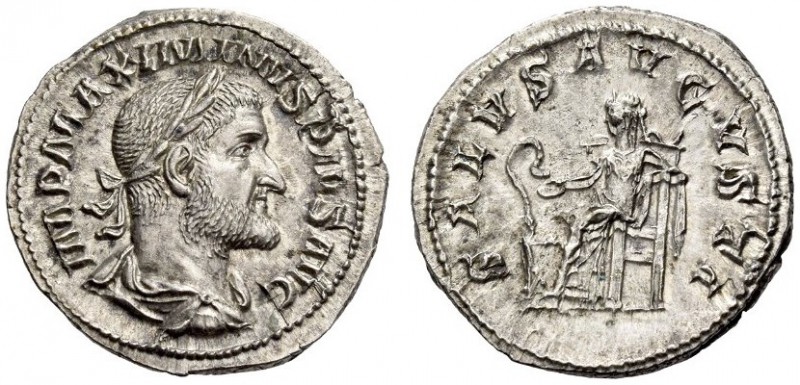 Maximinus I, 235-238. Denarius (Silver, 19mm, 2.98 g 6), Rome, March 235 - Janua...