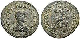 Gallienus, 253-268. Apameia, Phrygia. 10 Assaria (Bronze, 35mm, 19.55 g 12), under the Panegyriarch (Leader of the Festival Assembly) Aurelius Hermes,...