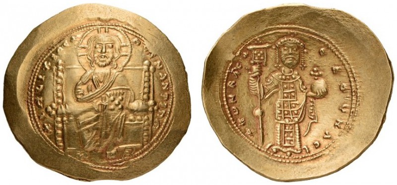 Constantine X Ducas, 1059-1067. Histamenon (Gold, 26mm, 4.38 g 6), Constantinopl...