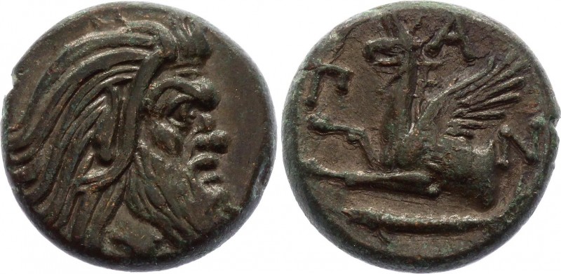 Ancient World Ancient Greece Pantikapaion Tetrahalk Griffin 400 - 300 B.C
7.48g...