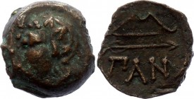 Ancient World Bosporan Kingdom Panticapaeum Obol 40 - 20 B.C.
Bronze 2.5g; Kerch