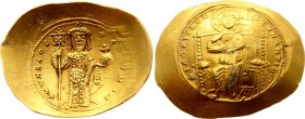 Ancient World Byzantine Constantine X Ducas 1059 - 1067 A.D.
Gold 4.28g; Histamenon circa 1059-1067, AV 26 mm, 4.47 g. +IhS XIS RCX – RCGNANTIhm Chri...