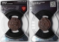 Russia 1 Kopek 1789 EM RNGA MS62 BN
Bit# 700; Copper; MS62.