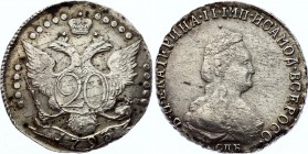 Russia 20 Kopeks 1793 СПБ RR
Bit# 417 (R1); Outstanding Condition! Matte Eagle & Queen!
