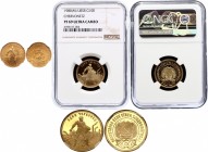 Russia - USSR 1 Chervonets 1923 NGC MS63
Y# 85; Gold (.900), 8.60g. One of the rarest soviet coins. NGC MS63. Rare in this grade.