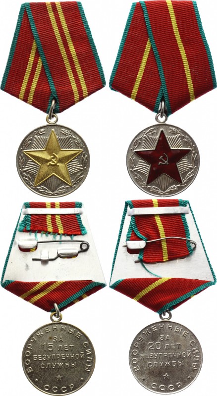 Russia - USSR Set of 2 Medals "For Impeccable Service"
For Impeccable Service -...