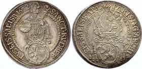 Austria Salzburg 1 Thaler 1652
KM# 87; Silver; Paris von Lodron; Repaired Edge; Amazing Condition & Toning