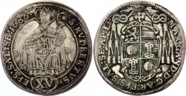 Austria Salzburg 15 Kreuzer 1686
KM# 230; Silver; Max Gandolf von Kuenburg