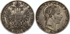 Austria 1 Vereinsthaler 1861 A - Wien
KM# 2244; Silver; Franz Joseph I; XF