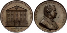 Austria Medal "Theresian Academy in Vienna - Hofrat Alexander Pawlowski" 1880
Wurzbach# 7277; 24.64g 39mm; UNC