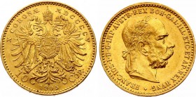 Austria 10 Corona 1905
KM# 2805; Gold (.900) 3.38g 19mm; Franz Joseph I