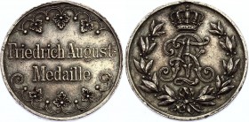 Germany - Empire Saxony Friedrich-August-Medaille in Silver 1905 -1918
OEK 2283, Nimmergut 2283. Silver, unmounted.