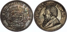 South Africa 2-1/2 Shillings 1892 ZAR
KM# 7; Silver, XF. Nice toning. Remains of mint luster.