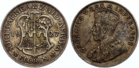 South Africa 1 Florin 1927
KM# 18; George V. Silver, XF. Mintage 399,000. Rare coin.
