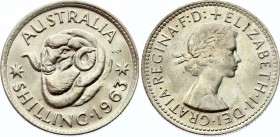 Australia 1 Shilling 1963
KM# 59; Silver, BUNC.