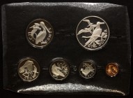 British Virgin Islands Set of 6 Coins 1974
With Silver; Proof; 1 5 10 25 50 Cents & 1 Dollar 1974; Comes in Original Bank Package
