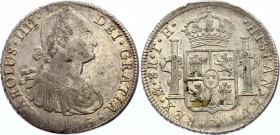 Mexico 8 Reales 1806 Mo TH
KM# 109; Silver, XF-AU, mint luster remains.
