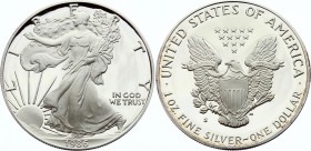 United States 1 Dollar 1986 S
KM# 273; Silver Proof; "American Silver Eagle"; Bullion Coin; With Original Box