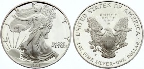 United States 1 Dollar 1995 P
KM# 273; Silver Proof; "American Silver Eagle"; Bullion Coin; With Original Box & Certificate