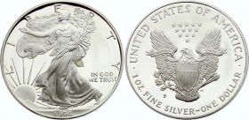 United States 1 Dollar 1996 P
KM# 273; Silver Proof; "American Silver Eagle"; Bullion Coin; With Original Box & Certificate