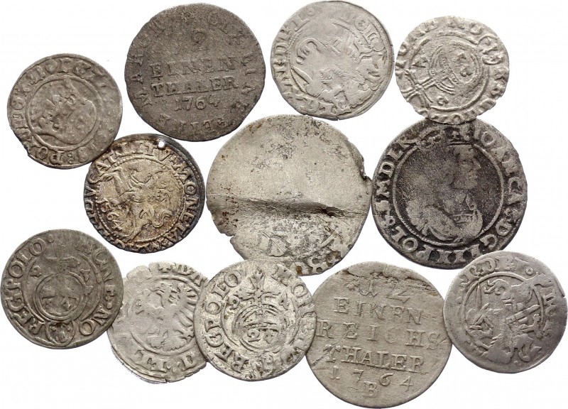 Europe Lot of 12 Middle Ages Coins
Silver; Various Countries, Dates & Denominat...