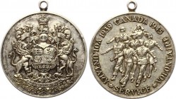 Canada WWII Voluntary Service Medal 1939 - 1945
Without Ribbon; Terms: Awarded to a person of any rank in the armed force of Canada who voluntarily s...