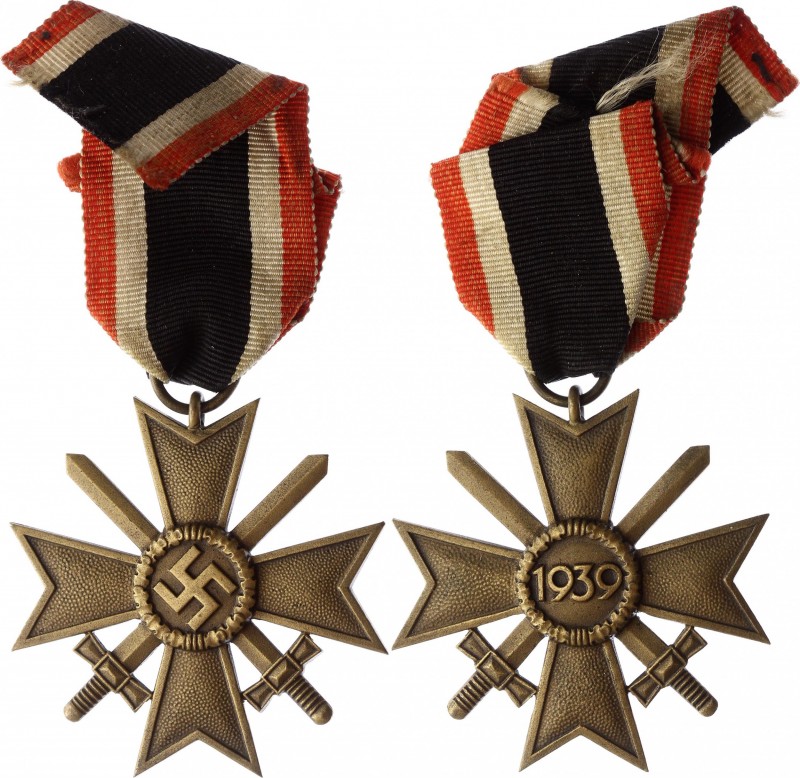 Germany - Third Reich War Merit Cross with Swords - 2nd Class 1939
Kriegsverdie...