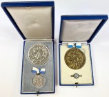 Germany Lot of 2 Medals Sets ""For Long-term Loyal Cooperation"
With Original Boxes; "Board of Trustees of Bavarian Employers "/ "25 & 40 Kuratorium ...