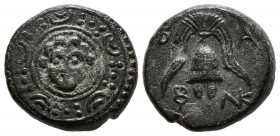 REINO DE MACEDONIA, acuñado bajo Nikokreon. Ae16. (Ae. 4,33g/16mm). 323-315 a.C. Salamis. (Price 3162). MBC/MBC+.
