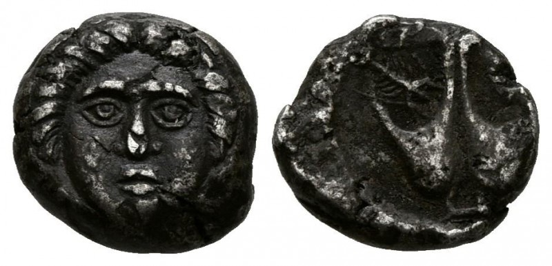 TRACIA. Apolonia Pontica. Dióbolo (Ar. 1,45g/10mm). 400-350 a.C. (Cy 1547; Topal...