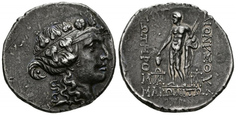 TRACIA, Maroneia. Tetradracma. (Ar. 16,47g/32mm). 189/8-49/5 a.C. (Schönert-Geis...