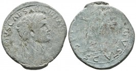 CLAUDIO I. Sestercio. (Ae. 20,05g/34mm). Roma. 41-42 d.C. (RIC 99). MBC. Limpiada.