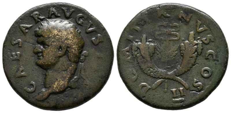 DOMICIANO. As. (Ae. 9,13g/27mm). 74 d.C. Roma o Antioquía. (RIC 764). MBC-.