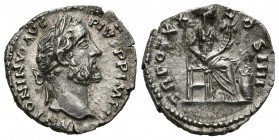 ANTONINO PIO. Denario. (Ar. 3,48g/18mm). 156-157 d.C. Roma. (RIC 262). EBC-.