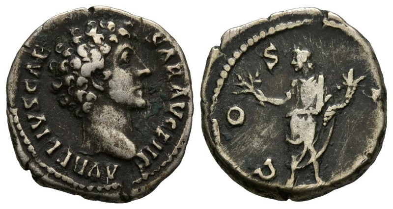 MARCO AURELIO. Denario. (Ar. 3,19g/18mm). 146 d.C. Roma. (RIC 429). MBC.